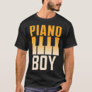 Pesquisar por jogador de piano camisetas Musical