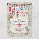 Pesquisar por vintage hot air balloon convites Viagem