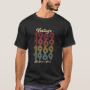 Pesquisar por vintage 1969 camisetas Aniversário