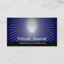 Pesquisar por raios do sol cartao de visita Azul