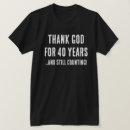 Pesquisar por quarenta masculinas camisetas Aniversário do marco