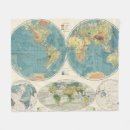Pesquisar por mapa do mundo mantas Litografado