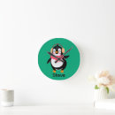 Pesquisar por pinguim bonito relogios de parede Natal