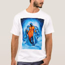 Pesquisar por a silhueta da mulher camisetas Céu