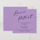 Pesquisar por purple wedding convites Simples