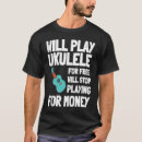 Pesquisar por ukulele t camisetas Músico