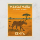 Pesquisar por leão africano cartoes postais Safari