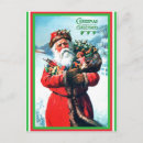 Pesquisar por papai noel vintage cartoes postais Natais