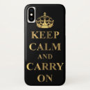Pesquisar por mantenha a calma e continue iphone capas Engraçado