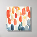 Pesquisar por quadro circular impressão de canvas Aquarela