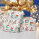Pesquisar por motivo do natal papel de presente Ilustração festiva