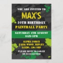 Pesquisar por paintball party convites Paintballing