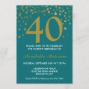Pesquisar por de anos moderno 40 aniversário convites Ouro