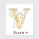 Pesquisar por v monograma adesivos Ouro