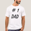 Pesquisar por número 1 camisetas Pai número um