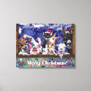 Pesquisar por arte do papai noel impressão de canvas Gato