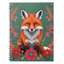 Pesquisar por raposa vermelha cadernos de notas Natureza