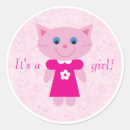 Pesquisar por gato cor rosa desenhos animados adesivos Bonito