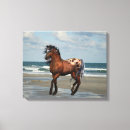 Pesquisar por cavalo selvagem impressão de canvas Praia