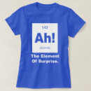 Pesquisar por ah o elemento de surpresa camisetas Divertido