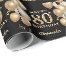 Pesquisar por aniversário adulto papel de presente Preto e ouro