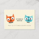 Pesquisar por personagens cartao de visita Gato