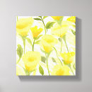 Pesquisar por flor amarela impressão de canvas Aquarela