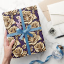Pesquisar por metálico papel de presente Floral