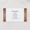 Pesquisar por construção parede tijolos cartao de visita Negócio