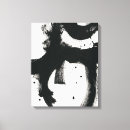 Pesquisar por abstrato preto e branco impressão de canvas Contemporâneo