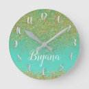 Pesquisar por mar azul relogios de parede Ouro