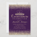 Pesquisar por coroa roxa convites Quinceañera