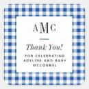 Pesquisar por obrigado branco azul da adesivos Chá de bebê