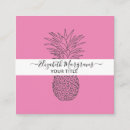 Pesquisar por abacaxi moderno cartao de visita Hospitalidade