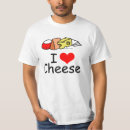Pesquisar por eu amo o queijo camisetas Comida