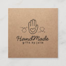 Pesquisar por handmade com amor cartao de visita Artesanatos