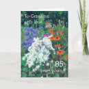 Pesquisar por 85 anos de de aniversario cartoes Floral