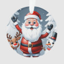 Pesquisar por holiday redondos ornamentos Santa claus