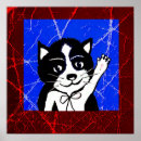 Pesquisar por gato sorriso pôsteres Desenho animado