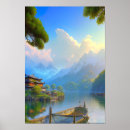 Pesquisar por montanha japonesa pôsteres Barco