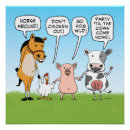 Pesquisar por animais engraçados pôsteres Cavalo