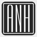 Pesquisar por iniciais adesivos Preto e branco