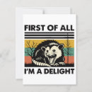 Pesquisar por gambá engraçado cartoes postais Amante de gambá