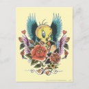 Pesquisar por tweety bird cartoes postais Looney toon personagem