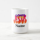 Pesquisar por jesus te ama canecas Cristão