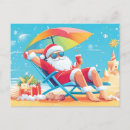 Pesquisar por papai noel tropical cartoes postais Feriado