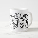 Pesquisar por music notes canecas Preto e branco