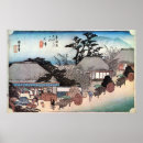 Pesquisar por hiroshige pôsteres Japão