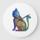 Pesquisar por grande gato relogios de parede Animais