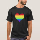 Pesquisar por coração do arco íris camisetas Orgulho gay